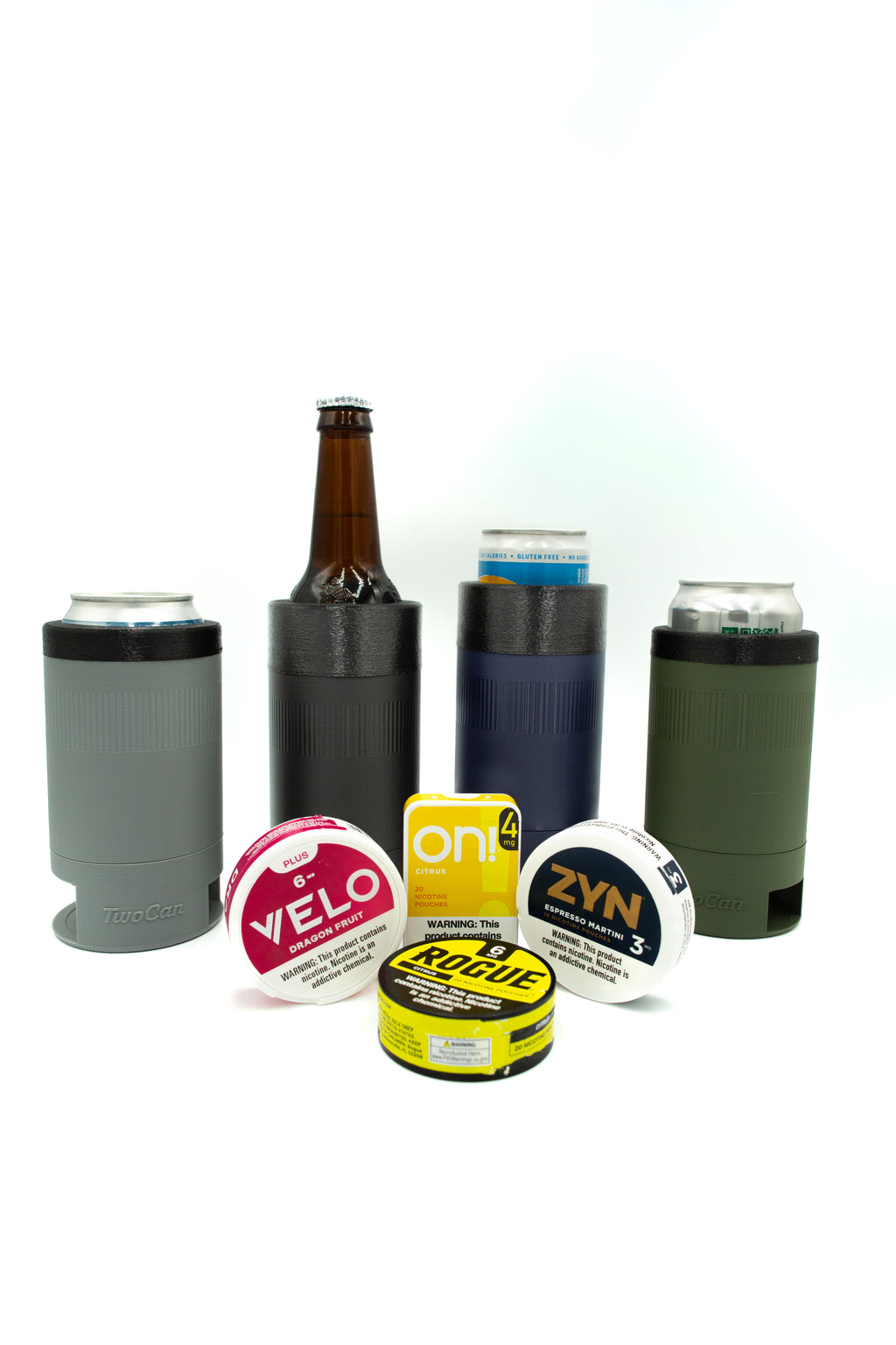 Koozie + All Top Rings (Fits Slim, Tallboy & Bottle) | TwoCan